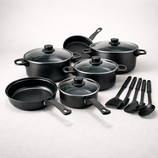 Ollas CocinaYa – Juego Antiadherente de 13 Piezas