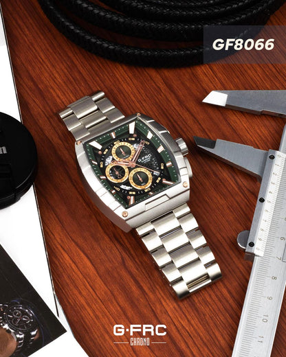 Noir Apex – Chronograph Steel Edition