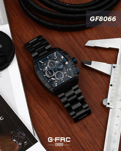 Noir Apex – Chronograph Steel Edition