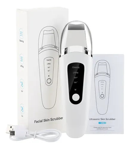 Limpiador Facial SkinYa – Espátula Ultrasónica 4 en 1