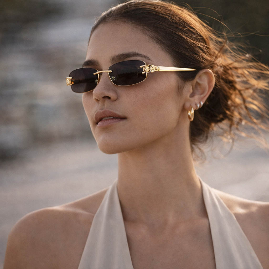 Gafas de Sol de Lujo – Noir Cartier Essence
